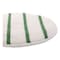 Rubbermaid Commercial Low Profile Scrub-Strip Carpet Bonnet, 19" Diameter, White/Green, PK5 FGP26900WH00 - alternate 3