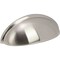 Designperfect 3'' Center-to-Center Cup Pull, Brushed Satin Nickel DPA-C632SNB - alternate 5