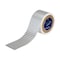 Brady Weather Resistant Polyester Outdoor Labels 0.25 in H x 0.25 in W Silver 10000/RL THT-11-8591-10-SL - alternate 1