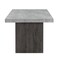 Homeroots 78" Gray Wood Double Pedestal Base Dining Table 642280 - alternate 9