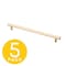 Sapphire Eclipse Series 7-1/2 in. 192 mm Center-to-Center Modern Gold Cabinet Hardware Handle/Pull, 5PK SP-2214-192-BRA-5 - alternate 1