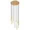 Z-Lite Forest 11 Light Chandelier, Modern Gold, 24 In W x 12 In H 919MP12-11R-MGLD-LED - alternate 1