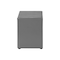 Homeroots 21" Gray Wood Two Drawer Nightstand 489773 - alternate 7