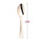 Smarty Had A Party Shiny Metallic Groove Gold Plastic Spoons (600 Spoons), 600PK 7959GGR-CASE - alternate 8