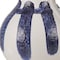 Homeroots 10" White And Blue Abstract Ceramic Amphora Jug Vase 608600 - alternate 5