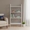 Homeroots 48" White Metal and Wood Four Tier Etagere Bookcase 489799 - alternate 4