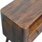 Homeroots 35in Brown Solid Wood Enclosed and Open Storage TV Stand 719185 - alternate 8