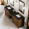 James Martin Vanities Bellshire 96" Dual Vanity Set with 24" Make-Up Counter, Honey Oak w/3 cm Phantome Eclos Top 660-VMC96-HNO-3PHT - alternate 5