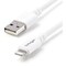 Startech.Com 10 ft White 8-pin Lightning to USB Cable USBLT3MW - alternate 1