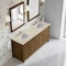James Martin Vanities Bellshire 72" Double Vanity, Honey Oak w/ 3 CM Tajnar Eclos Top 660-V72-HNO-3TJR - alternate 6