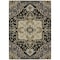 Homeroots 10' X 14' Black Gray And Ivory Oriental Washable Indoor Outdoor Area Rug 600143 - alternate 6