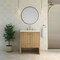 James Martin Vanities Hudson 30" Single Vanity, Light Natural Oak w/ 3 CM White Zeus Silestone Top 435-V30-LNO-3WZ - alternate 7