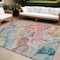 Homeroots 10' X 14' Abstract Washable Non Skid Indoor Outdoor Area Rug 559176 - alternate 1