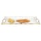 Homeroots 20in Clear And Gold Seeded Glass Serving Tray With Handles 375753 - alternate 3