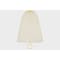 Mitzi Carina 11in wide 1 Light Flush Mount in Aged Brass/Ceramic Belgian Crackle H1074501-AGB/CBC - alternate 4