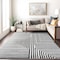 World Rug Gallery Modern Maze Area Rug 7 ft 10 in x 10 ft Cream WR148CREAM8X10 - alternate 1