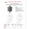 Trans Atlantic Co. 6 in. x 4.5 in. Single Acting Barrel Spring Square Corner Door Hinge with Fixed Pin - Pack of 2 DH-5579645-USP - alternate 2