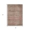 Homeroots 3' X 5' Brown And Copper Abstract Washable Indoor Outdoor Area Rug 618280 - alternate 7
