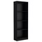 Homeroots Set of Two Black Wood Multi Tier Bookcases 546334 - alternate 11