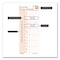 Upunch Time Card for PK1100 Time Clock, Two Sides, 3.38 x 8.25, 100PK PKTC1100 - alternate 3