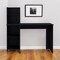 Homeroots 47" Black Wood Computer Desk 546417 - alternate 4