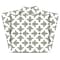 Homeroots 12" X 12" Sage Gray Fleur Removable Peel and Stick Tiles 556389 - alternate 5