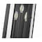 Z-Lite Nova 3 Light Outdoor Wall Light, Black/Clear, 8.25 In W x 20.5 In H 5018M-BK - alternate 4