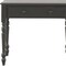Homeroots 34" Black Writing Desk With Two Drawers 516422 - alternate 5