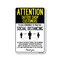 Signmission PSA, Tattoo Shop Customers Practice Social Distancing, 18in X 12in Decal, OS-NS-D-1218-25368 OS-NS-D-1218-25368 - alternate 1