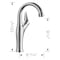 Blanco Artona Bar 1.5 GPM, PVD Steel 526384 - alternate 3