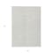 Homeroots 5' X 8' Ivory And Silver Geometric Washable Indoor Outdoor Area Rug 594474 - alternate 4