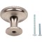 Designperfect 1-1/4 Diameter Round Cabinet Knob, Brushed Satin Nickel DPA-R11KSNB - alternate 4