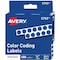 Avery Label, Round, 1/4, Dkbe, 450Ct 450PK AVE05793 - alternate 1