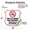 Signmission No Smoking Shield Sign This Is A Smoke F, 18 Inch X 18 Inch, Vinyl Decal SHI-D-18-402 - alternate 3