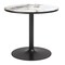 Homeroots 36" Gray Glass and Steel Pedestal Base Round Top Dining Table 720926 - alternate 4