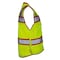 Dome75 Hi-Vis Heavy Duty Safety Vest MD Class ANSI/ISEA 107-2020 Class 2 , Reinforced Front Zipper 1 OV6124 - alternate 6