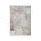 Homeroots 9' X 12' Beige Gray And Khaki Abstract Washable Indoor Outdoor Area Rug 618080 - alternate 7