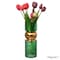 Uniquewise 12-Inch Decorative Green Tall Glass Vase - Modern Minimalist Decor for Parties, and Special QI004735.GN.S - alternate 7
