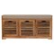 Homeroots 41in Brown and Solid Wood Storage Bench With Shoe Storage 718254 - alternate 1