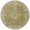 Homeroots 8' Brown And Beige Round Abstract Washable Indoor Outdoor Area Rug 616600 - alternate 7
