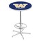 Holland Bar Stool Co 42" Chrome Washington Pub Table, 36" dia. Top L216C4236WashUn - alternate 1