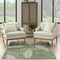 Homeroots 5' X 7' Ivory And Green Palm Leaf Indoor Outdoor Area Rug 552513 - alternate 5