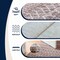Jonathan Y Leila Moroccan Diamond Trellis Non-Slip Machine-Washable Taupe/Ivory 4 ft. x 6 ft. Area Rug CMR101J-4 - alternate 7