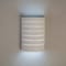 Luxury Lighting Zenia 13 in Tall Ceramic Outdoor Wall Light, Paintable White Bisque Finish, 2PK (2) 102-01-W-ud-7 - alternate 1