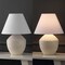 Jonathan Y Ralf 20.5" Minimalist Scandinavian Resin/Iron LED Table Lamp, Matte Cream, 2PK JYL5604B-SET2 - alternate 7