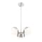 Z-Lite Realm Sphere 3 Light Chandelier, Brushed Nickel, 17.25 In W x 6.25 In H 7517-3BN - alternate 6