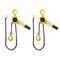 Mytee Products 2PK Viking Manual Lever Chain Hoist 3/4 Ton 1650 lbs 10ft Lift 2 Heavy Duty Hooks, 2PK LCH-34-10Lx2 - alternate 5