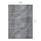World Rug Gallery Contemporary Arch Knot Design Area Rug 5 ft x 7 ft Black WR33BLACK5X7 - alternate 9