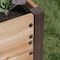 Miracle-Gro 2 x 4 x 2.3 ft Wrangler Brown/Cedar Wood Raised Garden Planter With Shelf MGWRPS2428 - alternate 11