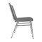 Flash Furniture HERCULES Heavy Duty Gray Vinyl Stack Chairs, 4PK 4-XU-60153-GRY-VYL-GG - alternate 6